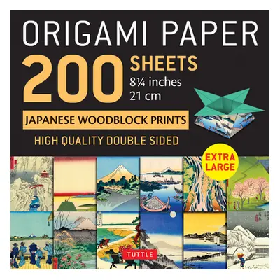 "Origami Paper 200 Sheets Japanese Woodblock Prints 8 1/4: Extra Large Tuttle Origami Paper: Hig