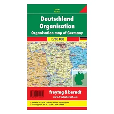 "Wall map magnetic marker board: Germany Organization 1:700,000" - "" ("")