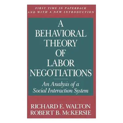 "A Behavioral Theory of Labor Negotiations: The Ottoman Route to State Centralization" - "" ("Wa