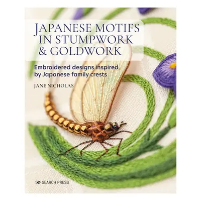 "Japanese Motifs in Stumpwork & Goldwork: Embroidered Designs Inspired by Japanese Family Crests