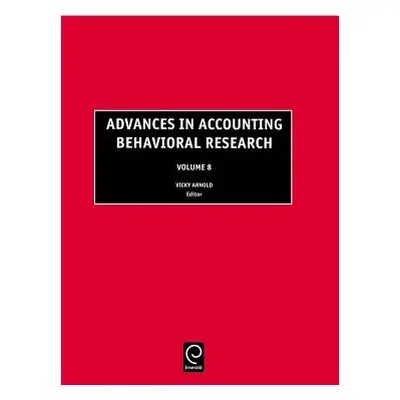 "Advances in Accounting Behavioral Research" - "" ("Arnold Vicky")