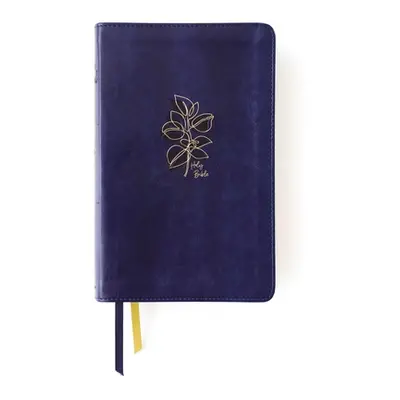 "Niv, Women's Devotional Bible, Leathersoft, Navy, Comfort Print" - "" ("Zondervan")