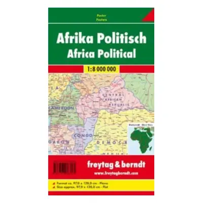 "Africa Map Flat in a Tube 1:8 000 000" - "" ("")