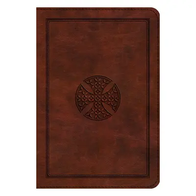 "ESV Large Print Compact Bible (Trutone, Brown, Mosaic Cross Design)" - "" ("")