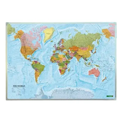 "Wall map marker board: The World, international 1:40,000,000" - "" ("")