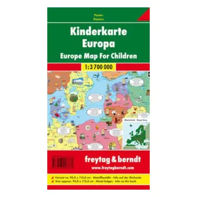 "Children'S Map Europe Map Provided with Metal Ledges/Tube 1:3 700 000" - "" ("")