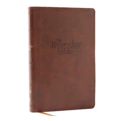 "Nkjv, the Everyday Bible, Brown Leathersoft, Red Letter, Comfort Print: 365 Daily Readings Thro