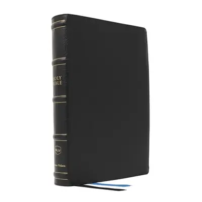 "Nkjv, Large Print Thinline Reference Bible, Blue Letter, MacLaren Series, Genuine Leather, Blac