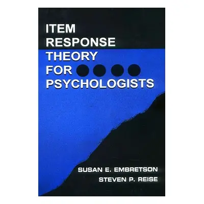 "Item Response Theory" - "" ("Embretson Susan E.")