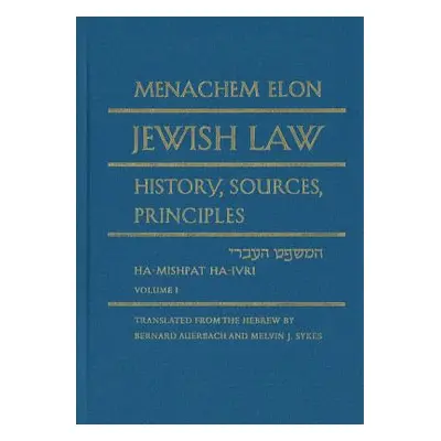 "Jewish Law, 4-Volume Set: History, Sources, Principles" - "" ("Elon Menachem")