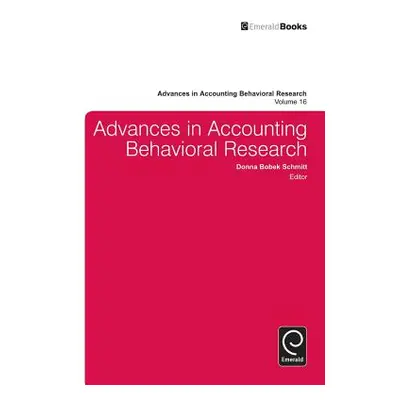 "Advances in Accounting Behavioral Research" - "" ("Schmitt Donna Bobek")