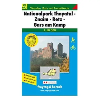 "National Park Thayatal - Kamptal - Znaim - Retz - Gars a. Kamp Hiking + Leisure Map 1:50 000" -