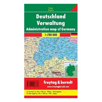 "Wall map marker board: Germany administration 1:700,000" - "" ("")