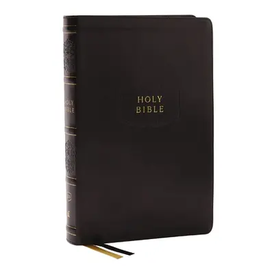 "KJV Holy Bible, Center-Column Reference Bible, Leathersoft, Black, 73,000+ Cross References, Re