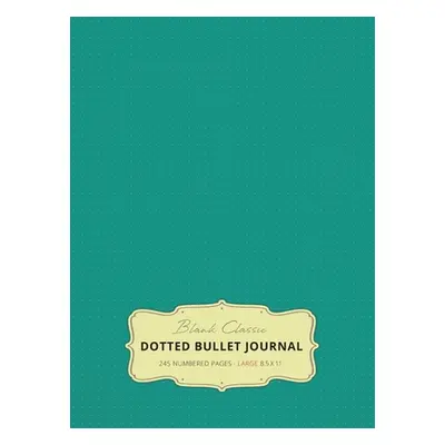 "Large 8.5 x 11 Dotted Bullet Journal (Teal #7) Hardcover - 245 Numbered Pages" - "" ("Blank Cla