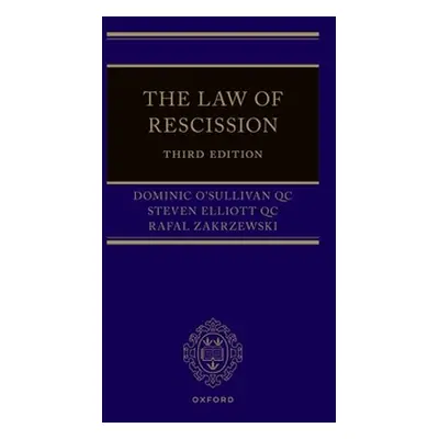 "The Law of Rescission 3rd Edition" - "" ("Osullivan")