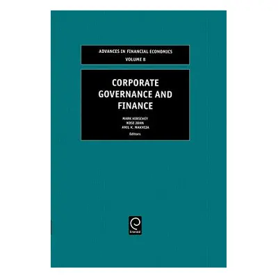 "Corporate Governance and Finance" - "" ("Hirschey Mark")