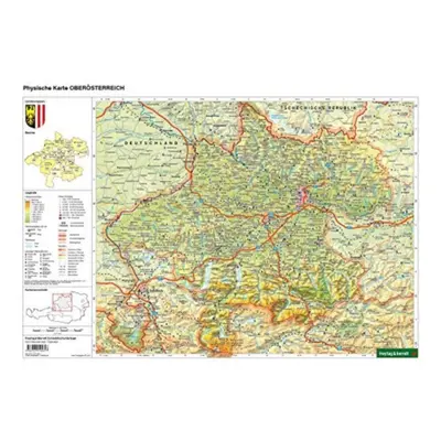 "Desk pad DUO, school map of Upper Austria 1:400,000" - "" ("")