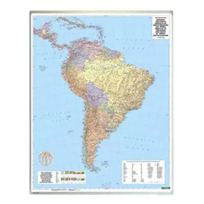 "Wall Map Magnetic Marker: South America Political 1:8,000,000" - "" ("")