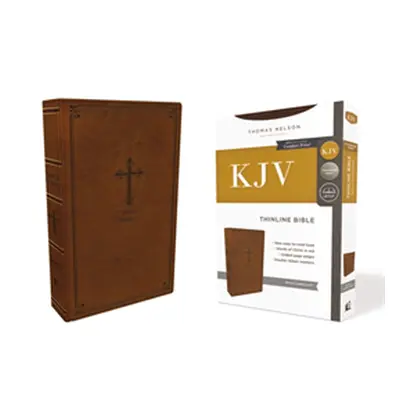 "Kjv, Thinline Bible, Leathersoft, Brown, Red Letter Edition, Comfort Print" - "" ("Thomas Nelso