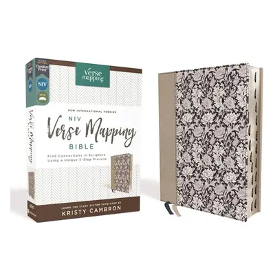 "Niv, Verse Mapping Bible, Leathersoft, Navy Floral, Thumb Indexed, Comfort Print: Find Connecti