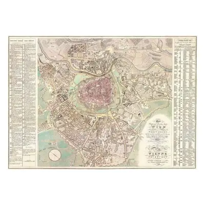 "Wall map: Vienna and its suburbs 1824 on special paper" - "" ("")