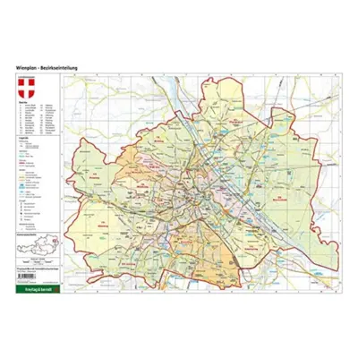 "Desk pad DUO, school hand map of Vienna 1:60,000" - "" ("")