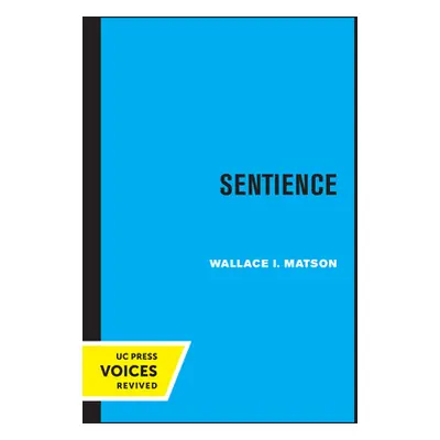 "Sentience" - "" ("Matson Wallace I.")