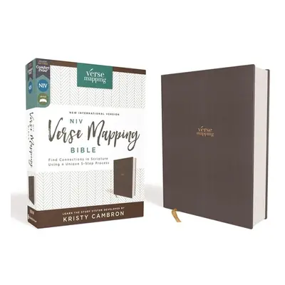 "Niv, Verse Mapping Bible, Cloth Over Board, Gray, Comfort Print: Find Connections in Scripture 