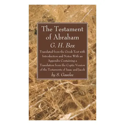 "The Testament of Abraham" - "" ("Box G. H.")