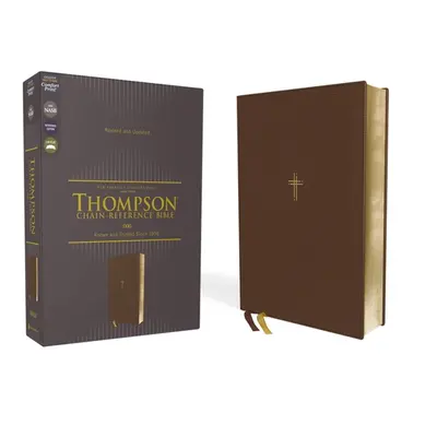 "Nasb, Thompson Chain-Reference Bible, Leathersoft, Brown, 1995 Text, Red Letter, Comfort Print"