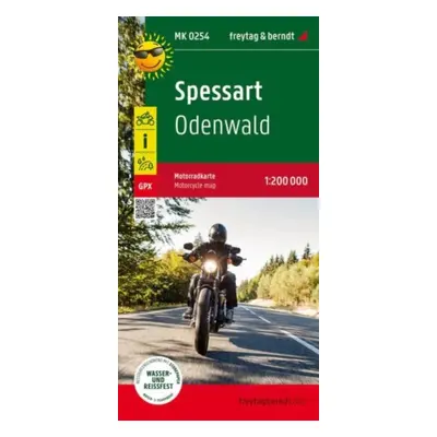 "Spessart, motorcycle map 1:200,000, freytag & berndt" - "" ("")