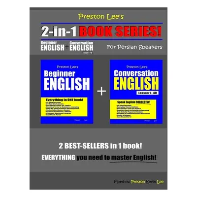 "Preston Lee's 2-in-1 Book Series! Beginner English & Conversation English Lesson 1 - 40 For Per