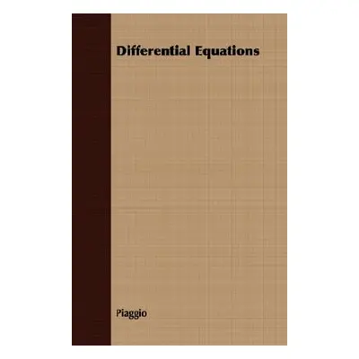 "Differential Equations" - "" ("Piaggio")