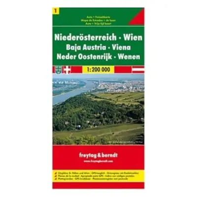 "Sheet 1, Lower Austria - Vienna Road Map 1:200 000" - "" ("")