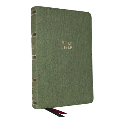 "Nkjv, Single-Column Reference Bible, Verse-By-Verse, Green Leathersoft, Red Letter, Comfort Pri