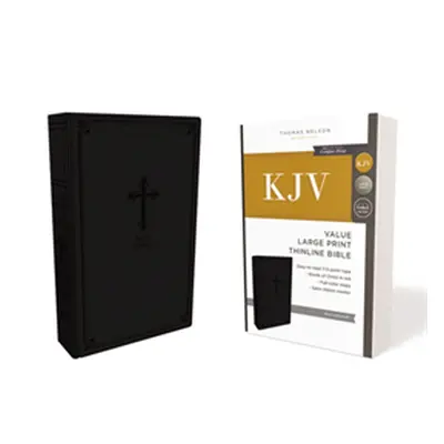 "Kjv, Value Thinline Bible, Large Print, Leathersoft, Black, Red Letter Edition, Comfort Print" 