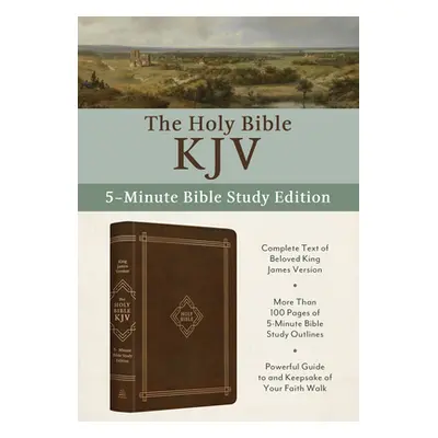 "The Holy Bible Kjv: 5-Minute Bible Study Edition [Classic Hickory]" - "" ("Compiled by Barbour 