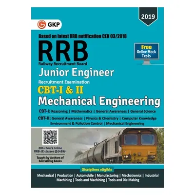 "A RRB (Railway Recruitment Board) 2019 - Junior Engineer CBT -I & II - Mechanical & Allied Engi