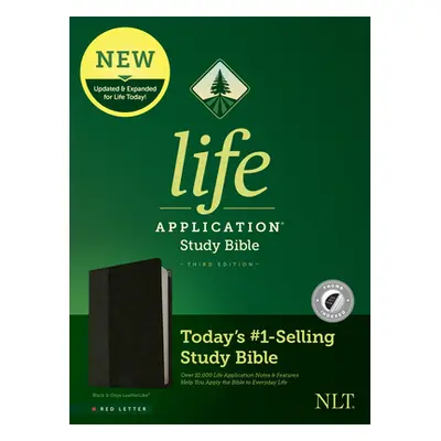 "NLT Life Application Study Bible, Third Edition (Red Letter, Leatherlike, Black/Onyx, Indexed)"