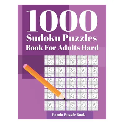 "1000 Sudoku Puzzle Books For Adults Hard: Brain Games for Adults - Logic Games For Adults - Min