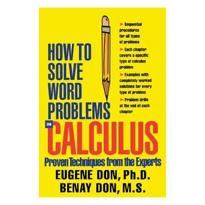 "How to Solve Word Problems in Calculus" - "" ("Don Eugene")