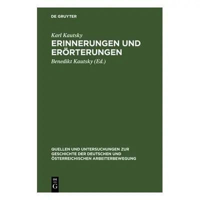 "Erinnerungen Und Errterungen" - "" ("Kautsky Karl")