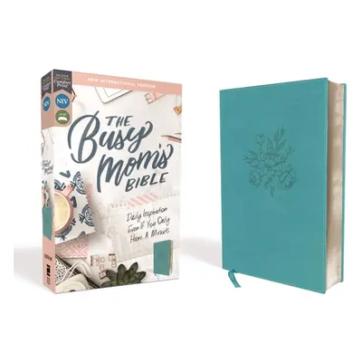 "Niv, Busy Mom's Bible, Leathersoft, Teal, Red Letter Edition, Comfort Print: Daily Inspiration 