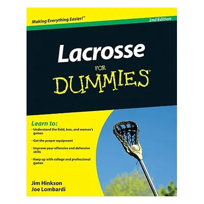 "Lacrosse for Dummies" - "" ("Hinkson Jim")