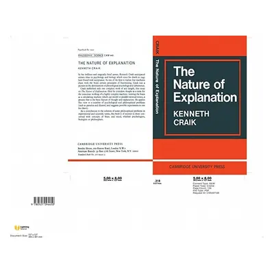 "The Nature of Explanation" - "" ("Craik K. J. W.")