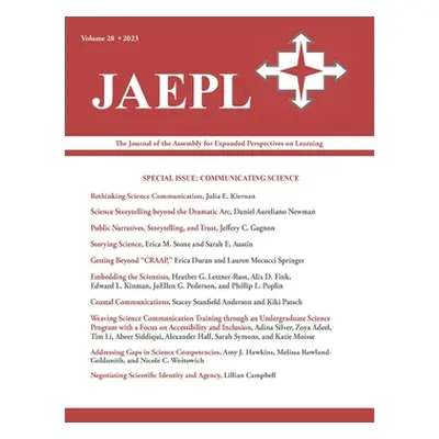 "Jaepl 28 (2023): The Journal of the Assembly for Expanded Perspectives on Learning" - "" ("Ryde