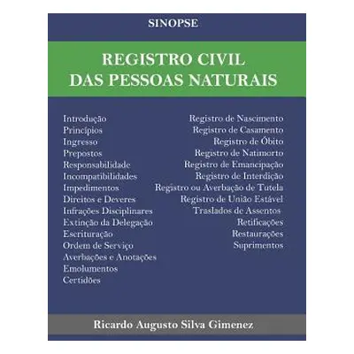 "Sinopse de Registro Civil das Pessoas Naturais" - "" ("Gimenez Ricardo Augusto Silva")