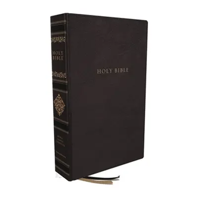 "Kjv, Sovereign Collection Bible, Personal Size, Genuine Leather, Black, Thumb Indexed, Red Lett