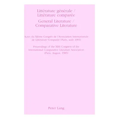 "Littrature gnrale / Littrature compare- General Literature / Comparative Literature; General Li